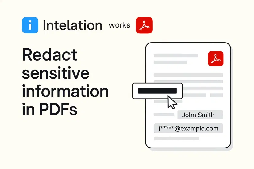 Intelation Adobe Acrobat plugin overview