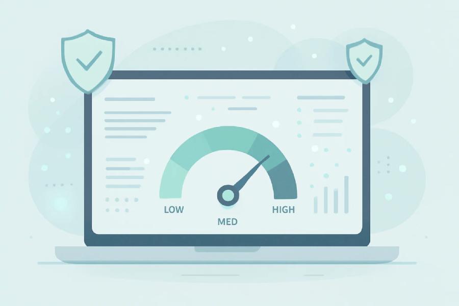 Privacy Test for Data Risk Scoring